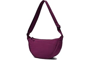 DWDC Borsa a Tracolla,Borsa a Tracolla per Donna Borsa a Tracolla Piccola in Nylon a Mezzaluna Morbida Borsa a Tracolla Casual Borsa a Tracolla Zaino a Tracolla