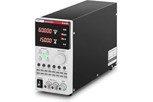 STAMOS WELDING GROUP Stamos Soldering Alimentation De pour Laboratoire Stabilisée Réglable Stabilisee Reglable Bloc S-LS-59 (300 W, 0-60 V, 0-15 A, 5 Espaces De Sauvegarde, USB/LAN / RS232)