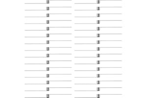 VooGenzek 30 Sztuk 0.5 * 5.0 mm 180° Prosta Sprężyna Skrętna, Mała Sprężyna Skrętna ze Stali Nierdzewnej, Sprężyny Skrętne w Kształcie Litery V, do Meblach, Projektach Naprawczych