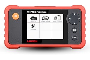 ‎LAUNCH LAUNCH CRP129 Premium OBD2 Code Reader Engine/SRS/ABS/AT System, Full OBD Function Code Scanner, Oil/EPB/BMS/SAS Reset, Wifi Update Car Diagnostic Tool