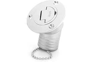 CHICIRIS Tappo del Serbatoio Dell'acqua della Barca, Tappo del Serbatoio del Gas della Barca, Serbatoio del Carburante in Acciaio Inossidabile per Prevenire la Corrosione Dell'acqua di Mare.