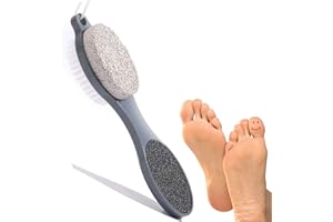 UHELTOSLY Piede File, Pomice, Pedicure Raspa, Lime per la cura dei piedi multiuso 4 in 1, rimozione cuticole, scrub per piedi, Rimuove la Pelle Morta