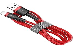 Baseus Cafule Cable CALKLF-A09 - Kabel USB do Lightning, 0.5 m, Czerwony