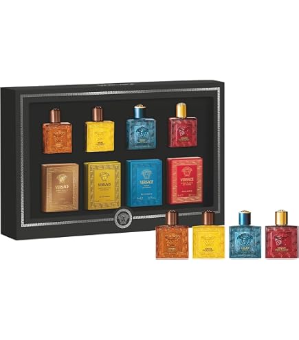 VERSACE Miniatures Collection 香水 5本セット Versace 5-Pcs Mini Gift Set (Dylan Turquoise, Bright Crystal, Eau