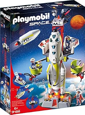 Playmobil 9488 Jouet – Mars de fusée avec Rampe de Lancement