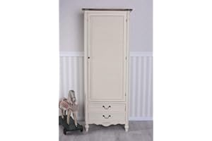 PALAZZO INT Vintage Armario Ropero Armario Shabby Chic Blanco Retro Antiguo Palazzo Exclusivo