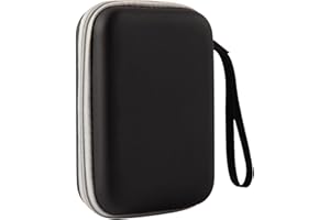 CAWEVON Hard Carrying Case for RG35XX/RG35XX Plus/RGB20S Handheld Game Console, EVA Bag Storage Holder Organizer with Mesh Bag. All in One Travel Storage Case