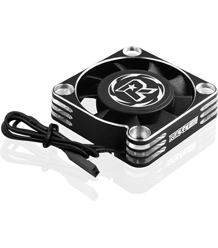 Ventilateur Refroidissement Moteur RC DollaTek - 28000 TR/Min Pour Voiture 1/8 1/10 1/12