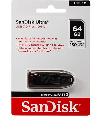 SanDisk Extreme CZ80 64GB USB 3.0 Flash Drive - SDCZ80-064G-GAM46