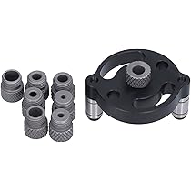 Guida Per Fori Autocentrante Per Legno | Localizzatore Di Perforazione Con Boccole Metalliche | Per Fori Da 6, 8, 10mm - Foto 11