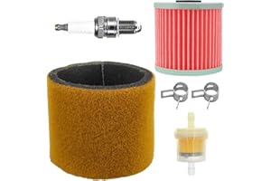 ZAMDOE 11013-1275 Air Filter Oil Filter Spark Plug for Kawasaki Bayou 220 250 300 KLF220 KLF250 KLF300 KLF220A KLF250A KLF300B KLF300C 4x4