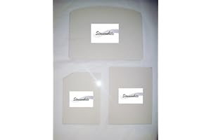 StovesnBits YEOMAN EXE MK2 STOVE GLASS (222MM X 168MM-PLAIN)