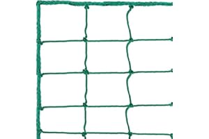 Aoneky Football Ball Net 3 x 3 m / 3 x 6 m / 3 x 9 m / 3 x 12 m / 3 x 15 m, 10 x 10 cm Mesh, 2.5 mm Polyethylene Rope, Sports Practice Barrier Net, Football Impact Net Prevent Ball Flying Over the