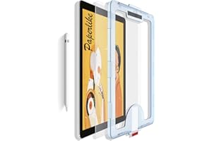 BESHIELD Vitre Protection Écran iPad 9/8/7 (10.2"), Effet Papier Mat, Anti-Reflet, Kit d'Installation Inclus, Idéal Dessin & Écriture