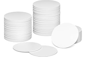 SANPOPO 100 puces NFC Tags NTAG215 NFC Cartes Rondes NFC 215 Étiquette de Carte Compatible avec TagMo et Amiibo, 504 Mémoire d'Octets Entièrement Programmable pour Appareils Compatibles NFC