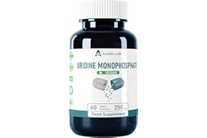 Alzuro Labs Uridine Monophosphate 250mg | 60 Vegan Capsules | High Dose Brain, Memory & Nervous System Support | 2 Month Supply | Laboratory Tested GMP Certified