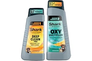 Shark StainStriker Cleaning Solution Bundle, 946ml StainStriker Oxy Multiplier Refill and 473ml CarpetXpert Deep Clean Pro Refill, for use with Shark PX200UK series, XSKCHMBNDLUKT