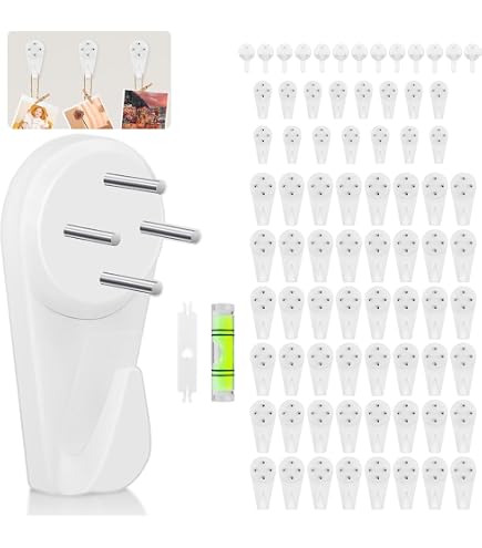 Ganci Per Quadri In Oro 120 Pezzi Ganci Per Quadri, Ganci Appendi Quadri, Ganci In | FindTheDeal Appendi Quadri Senza Chiodi - 2