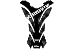 ‎RESIN BIKE Resin Bike Aufkleber für Motorrad Kompatibel mit Suzuki GSR 750. Tankabdeckung vor Stößen und Kratzern. 3D-Harzklebstoff Universell Dimensioniert Kohlefaser-Effekt. Stickers - Made in Italy