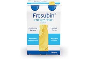 Fresenius Kabi Fresubin Energy Fibre Drink Banane Trinkflasche, 4 x 200 ml, 1er Pack (1 x 2,75 kg)