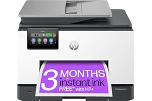 HP OfficeJet Pro 9132e All-in-One Printer | Colour | Printer for Small Office | Print, Scan, Copy Automatic document feeder| 2 Tray | 3 Months of free Instant Ink | Easy Setup | Up To 3 Years Warranty