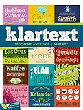 Image de Klartext 2018 - Wochenplaner