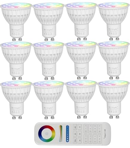 LGIDTECH Fut103 Miboxer Ampoule LED GU10 4 W RGB + CCT Changement De Directement Smartphone