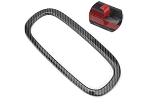 ‎AKOZON Instrumententafel-Abdeckung, CD Panel Aufkleber Kohlefaser Abdeckung der Klimaanlagen-Tasten Abdeckung Des Klimaanlagenschalters Armaturenbrett Abdeckung für Smart Fortwo/für Forfour 453 2015-2021