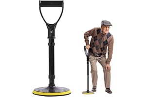 JurciCat Bastón universal ajustable con ayuda para levantarse Ayuda para levantarse del suelo Ayudas para levantarse Para personas mayores Accesorios para la vida diaria adaptados a minusválidos