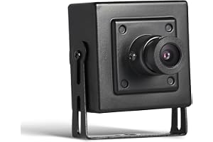 REVODATA TSEye Mini IP-kamera 5MP PoE ljud, Ultra HD 2 880 x 1620P, inbyggd mikrofon, 3,6 mm objektiv (75° FOV), CCTV övervakning för hemsäkerhet (I706-P-A-TS metallisk)