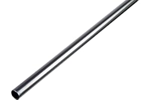 Alberts 433352 Tubo tondo, Acciaio, 1000 x 20 x 1,2 mm