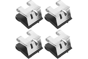 Aihoom 4 pcs Clips de Fixation pour Rideau de Voiture, Pièce de Rechange 964000020R, Support de Pare-Soleil Intérieur, Accessoire Auto, Compatible avec Renault Scenic 3 et Scenic