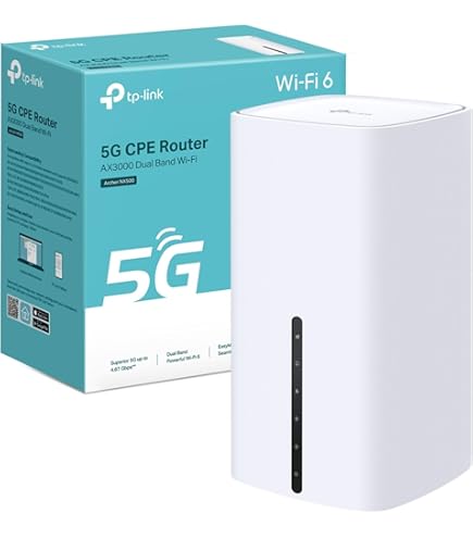 TP-Link Deco X50-5G LTE WLAN Router, 5G Router SIM Card, 2.5 Gbps