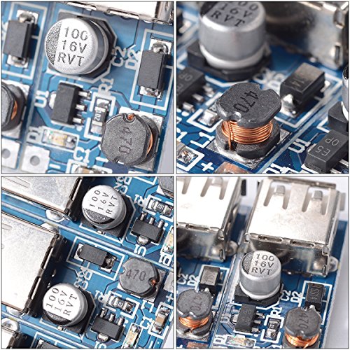 WINGONEER Mini PFM Steuerung DC-DC Konverter-Step-Up-Boost-Modul 600MA USB-Ladegerät 0,9 V-5V bis 5V Netzteil Modul - 4