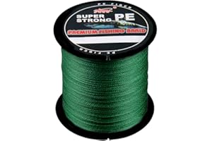 SXSHUN Tresse de Pêche Superpower 300m Résistante à l'abrasion 4 Torons Ligne de Pêche en PE Fil de pêche tressé
