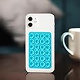 Silicone Suction Phone Case Mount - Adhesive Phone Case With Suction Cups, Blue