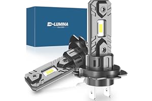D-Lumina Lampadina H7 LED Canbus 100W 16000LM, 6500K Bianco Freddo 400% Brillante 1:1 Formato Mini, Sostituzione Alogena, Plug and Play, 2 pezzi