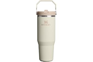 Stanley 1913 Flip Straw Tumbler 0.89L - Cream | Håller Kallt I 12+ Timmar - Rostfritt Stål Vattenflaska - BPA-Fri Resemugg