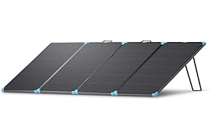 Renogy 220W Portable Solar Panel Lightweight Solar Suitcase Waterproof Foldable with Kickstand & Carry Handles for Generator/Power Station, Road Trip, Camping, RV, Caravan and Fishing