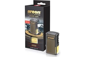 AREON Lux Odświeżacz powietrza, zapach samochodowy, złoty (Premium Car Gold)