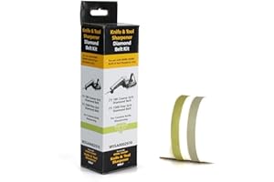 WORK SHARP Schärfgerät Diamantschleifbandset 180 und 1500 Diamond Ensemble de Courroies abrasives d'extérieur Sport, Gris, S