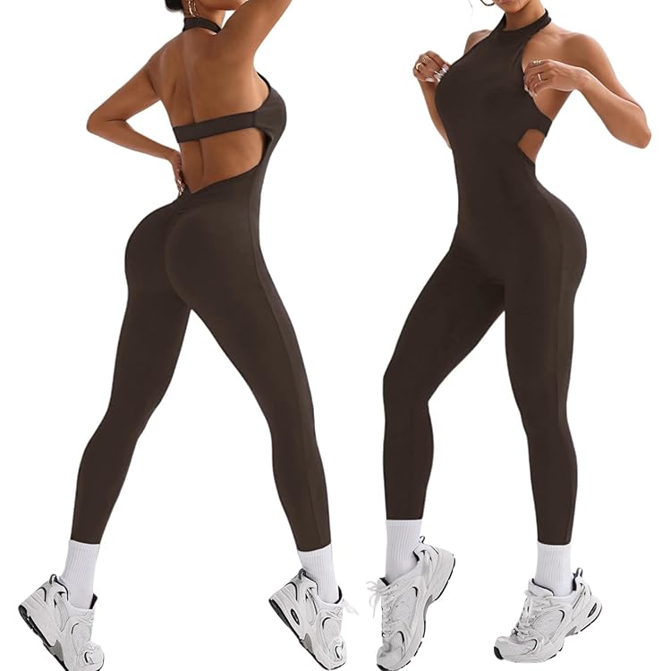 SMILODOX Jumpsuit Damen Doralia - Sportlicher Einteiler Für Fitness & Alltag