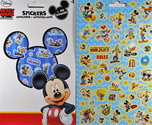 Micky Maus Donald ca. 250 Walt Disney Sticker Aufkleber Deko GAC 207