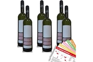 ‎VINOX Hügelland Spätlese QbA, feinfruchtig, sortenreines Weinpaket + VINOX Winecards (6x0,75l)