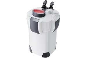 SunSun HW-302 Filtre extérieur pour Aquarium, débit 1000 l/h, avec 3 Étapes de Filtration, Matériaux et Pompe 18W, Filtre Externe