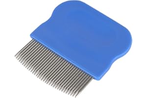 Ezy Dose Head Lice Comb, Acu-Life Short Pin Comb for Head Lice Treatment, Nit Free Comb