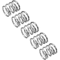 thumbnail image 2 of Spring Coil, Wire Diameter 0.8mm, OD 7mm, Length 50mm Stainless Steel Silver Extended Compressed Springs 10pcs 2 of 9