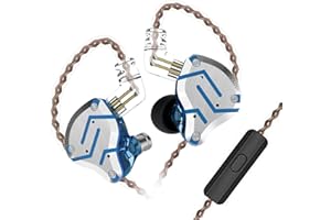 Yinyoo KZ ZS10 Pro HiFi Earbuds IEM Headphones 4BA 1DD Hybrid Drivers, Wired Ear Monitors KZ Audio Headsets High Fidelity in Ear Earphones for Musician