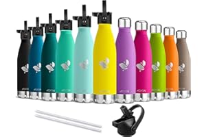 AORIN de Doble Pared con Aislamiento de Botella - 750ml - de Agua de Acero Inoxidable Proceso de Recubrimiento en Polvo, no es fácil de desprenderse, Resistencia al Rayado, fácil de Limpiar