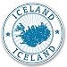 Produktbild 2 x Island Vinyl Aufkleber Aufkleber Laptop Reise Gepäck Auto Ipad Schild Fun # 4714 - 10cm/100mm Wide